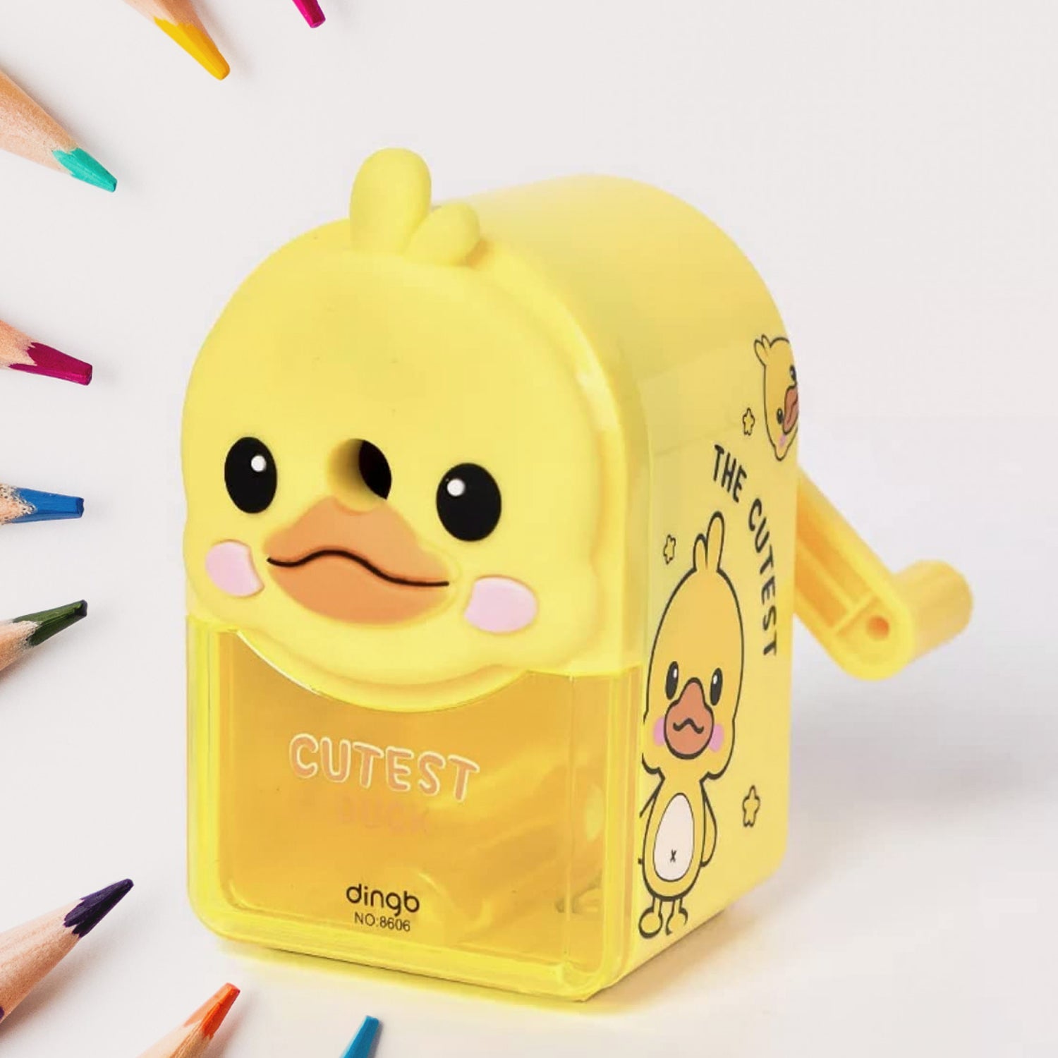 Plastic Cutest Duck Pencil Sharpener Plastic Cutest Duck Pencil Sharpener